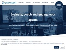 Tablet Screenshot of evaluagent.com